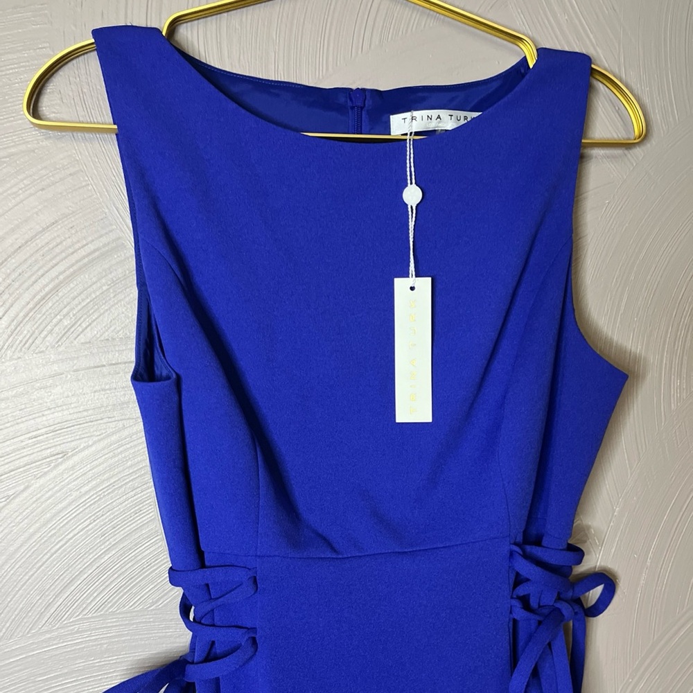 Trina Turk Royal Blue Mini Dress - Picture 5 of 10